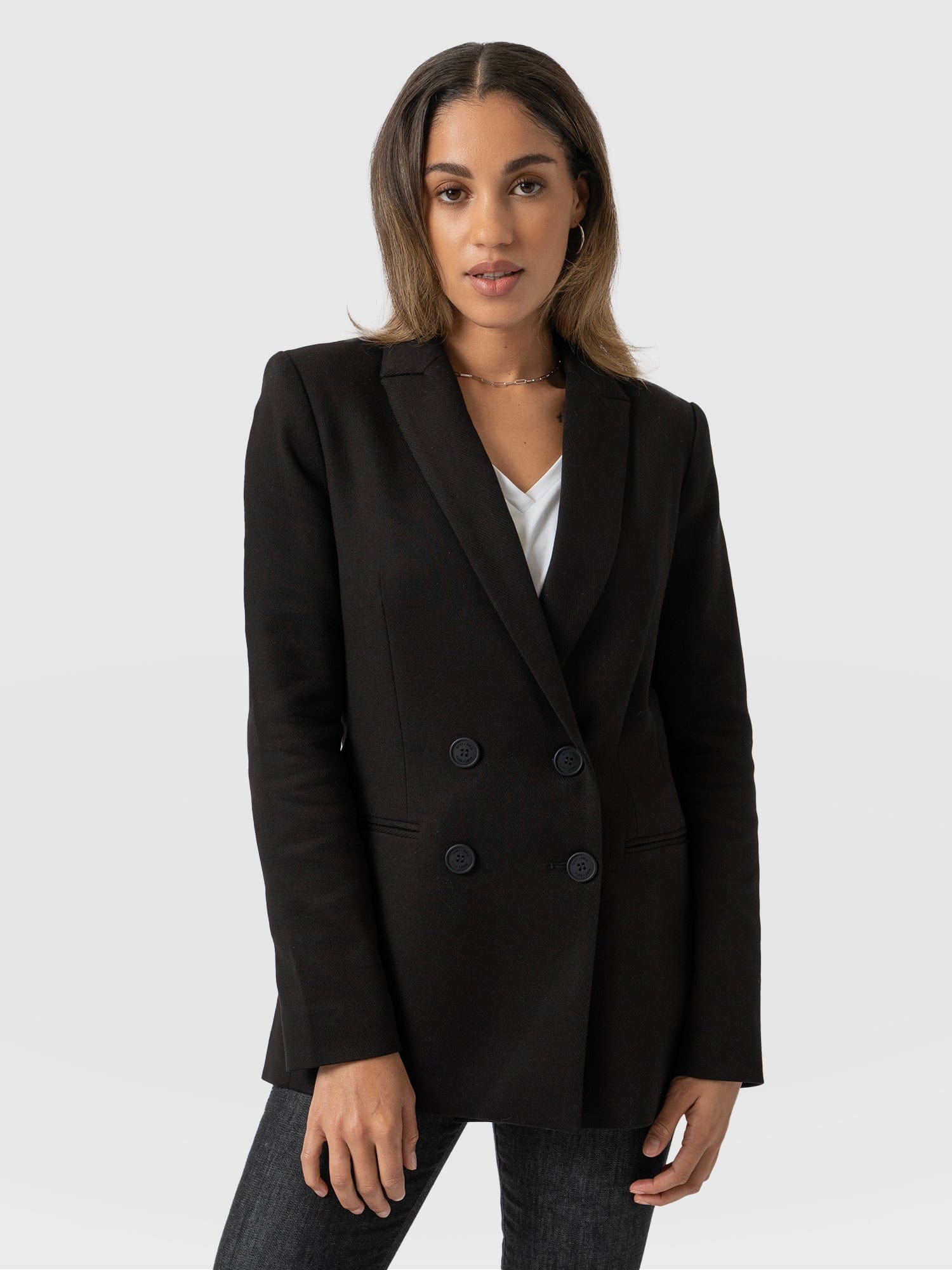 Cambridge Blazer Black - Women's Blazers | Saint + Sofia® EU